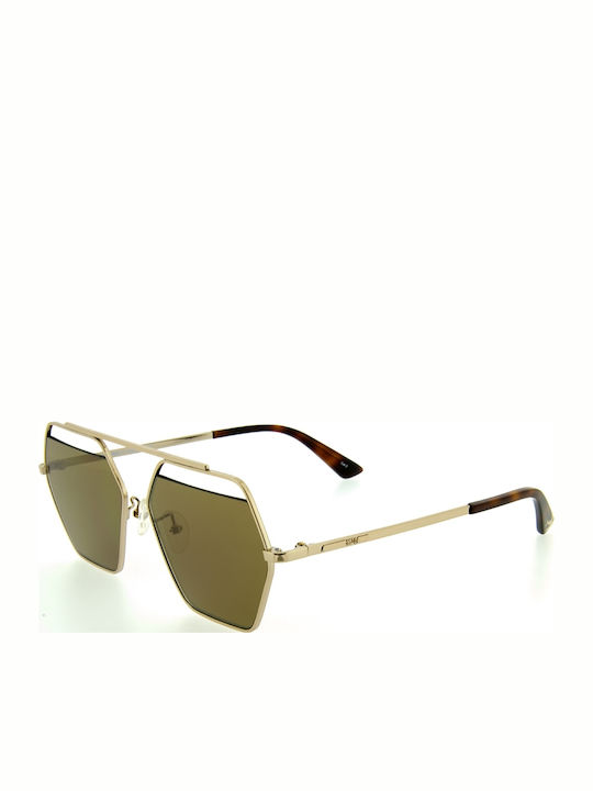 Alexander McQueen Γυαλιά Ηλίου Χρυσά με Μεταλλικό Σκελετό Alexander McQueen Γυαλιά Ηλίου Χρυσά με Μεταλλικό Σκελετό