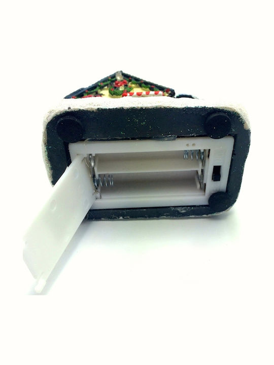 SP Souliotis Christmas Illuminated Decorative House with Battery 9.2x8.5x6cm.