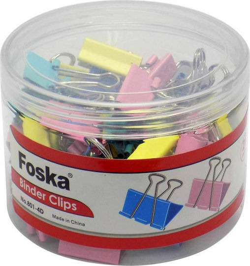 Foska Klammern No2 25mm Mehrfarbig 48Stück