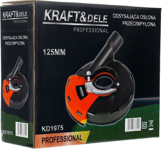 Kraft & Dele Εξάρτημα Εξαγωγής Σκόνης Γωνιακών Τροχών 125mm Εξάρτημα Γωνιακού Τροχού 125mm
