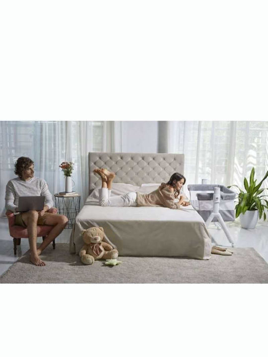 Cam Λίκνο Sempreconte Grey με Στρώμα και Πλαϊνό Άνοιγμα