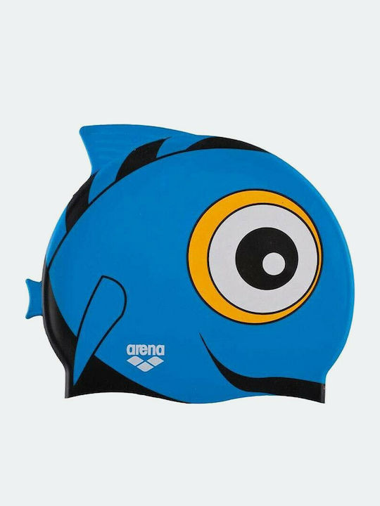 Arena AWT Fish Badekappe Kinder Blau Arena AWT Fish Badekappe Kinder Blau