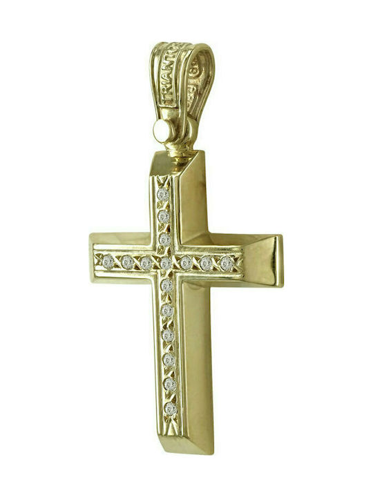 Triantos Women's Gold Cross 14K