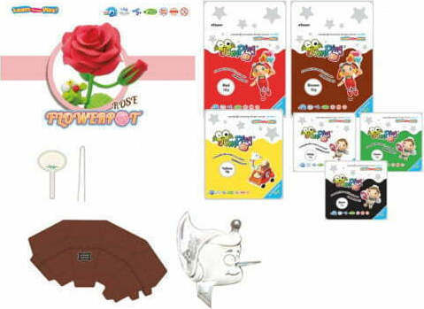 Jumping Clay Rose Kinder Ton Mehrfarbigs