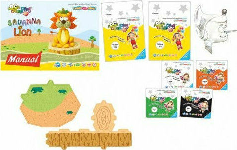 Jumping Clay Löwe Kinder Ton Mehrfarbigs 56gr C24-6
