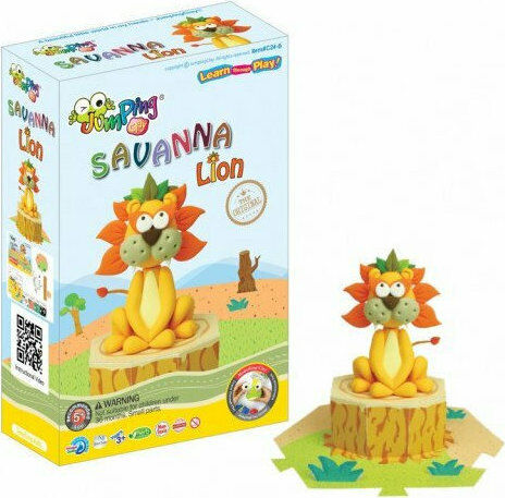 Jumping Clay Löwe Kinder Ton Mehrfarbigs 56gr C24-6