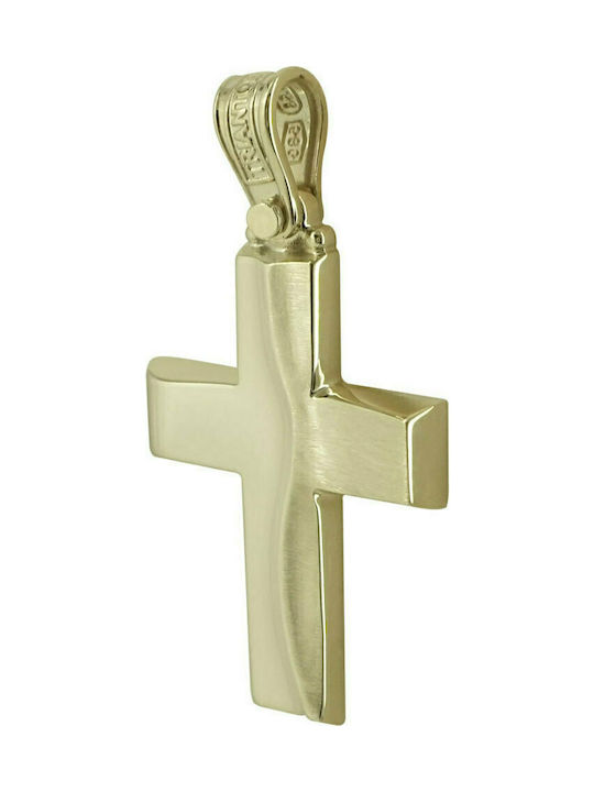 Triantos Men's Gold Cross 14K