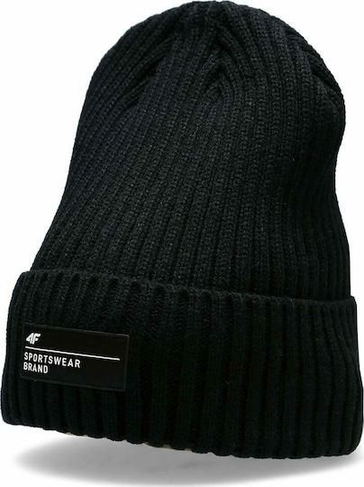Beanie Männer Beanie Gestrickt in Schwarz Farbe