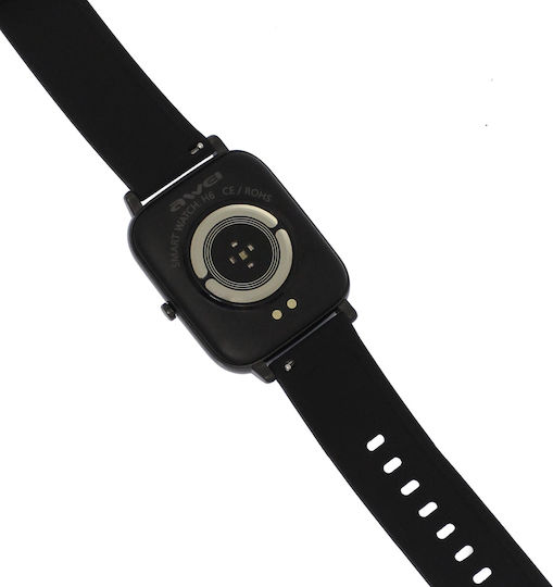 Awei H6 Smartwatch με Παλμογράφο (Μαύρο)