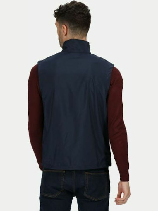 Regatta Classic TRA820 Men's Sleeveless Softshell Jacket Waterproof and Windproof Navy Blue