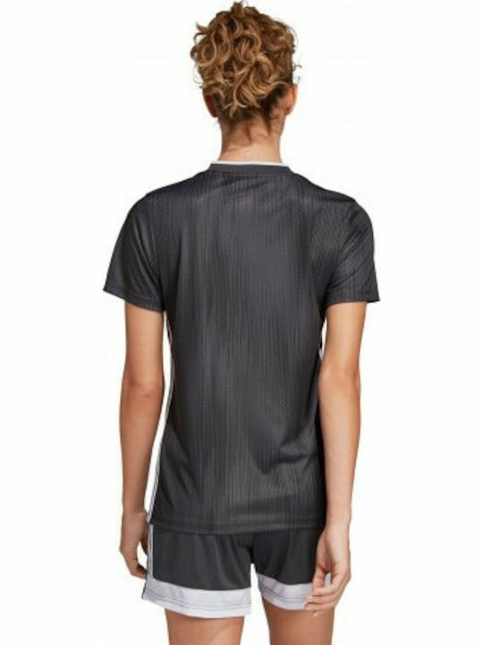 Adidas Tiro 19 Γυναικείο Αθλητικό T-shirt Μαύρο