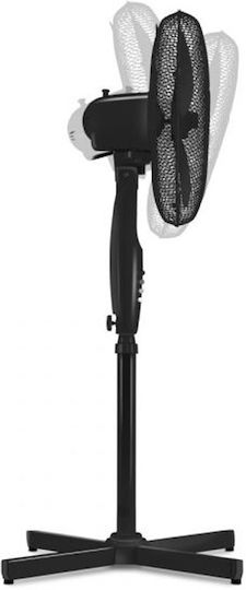 Trotec TVE 18S Ventilator Pe Piedestal 50W Diametru 40cm Negru
