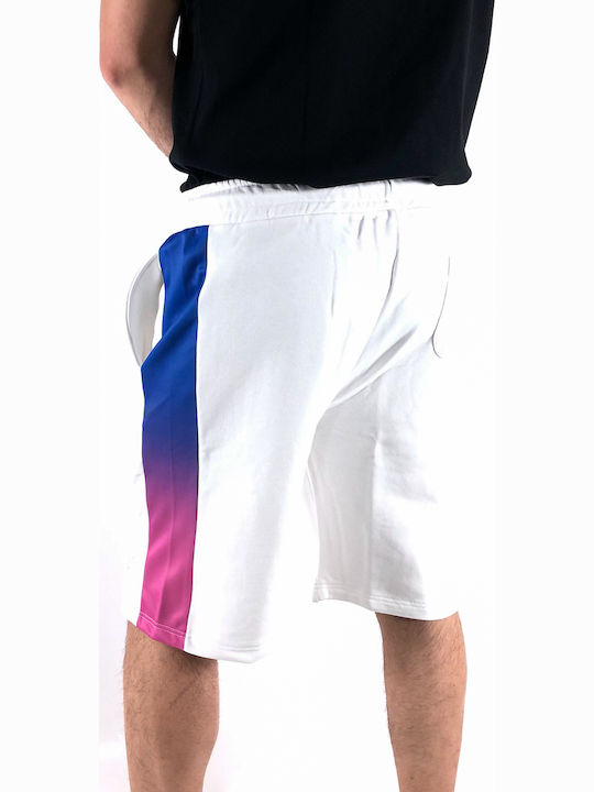 Rebel Sportliche Herrenshorts Weiß