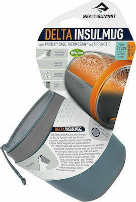 Sea to Summit Delta Insulmug Sticlă pentru Camping 473ml Gri