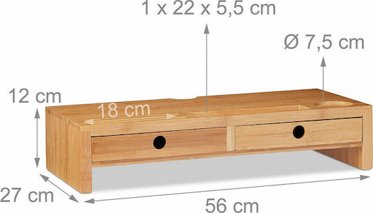 Relaxdays Schreibtisch Halterung Monitor (10025701)