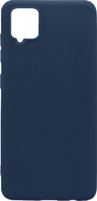 Matt Silicone Back Cover Navy Blue (Galaxy A42)