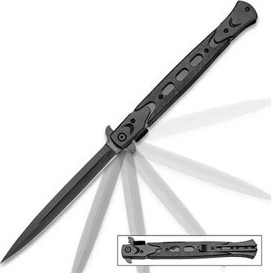 United Cutlery Rampage Stiletto Taschenmesser Schwarz