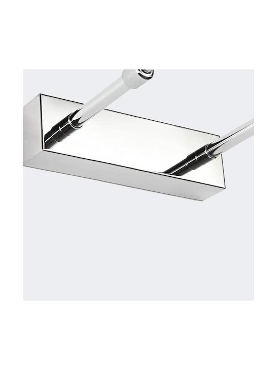 Led7 Φωτιστικό Τοίχου LED Ασημί 80εκ.