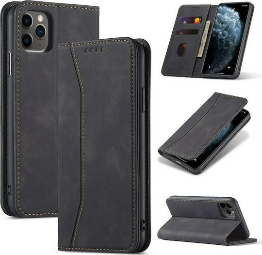 Bodycell PU Leather Wallet Δερματίνης Μαύρο (Redmi 8A)