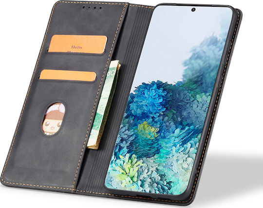 Bodycell PU Leather Wallet Δερματίνης Μαύρο (Redmi 7)