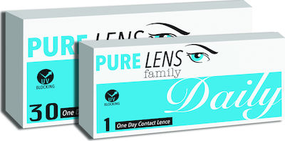 Pure Lens Daily Family 30 Ημερήσιοι Φακοί Επαφής Υδρογέλης με UV Προστασία