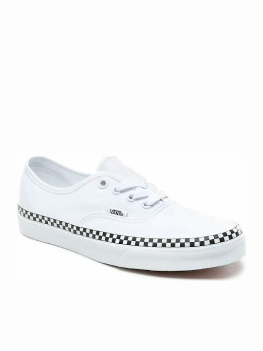 Authentic Check Foxing Sneakers White