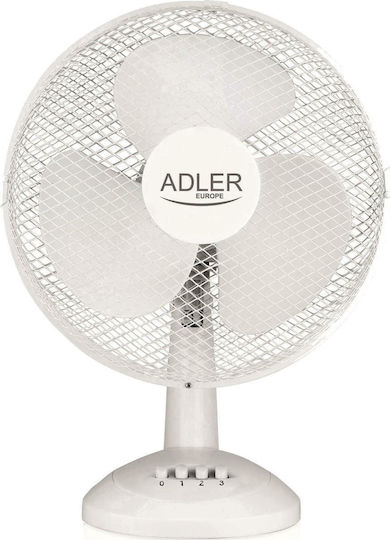 Adler Ventilator De Masă 90W Diametru Ventilator 40cm Alb