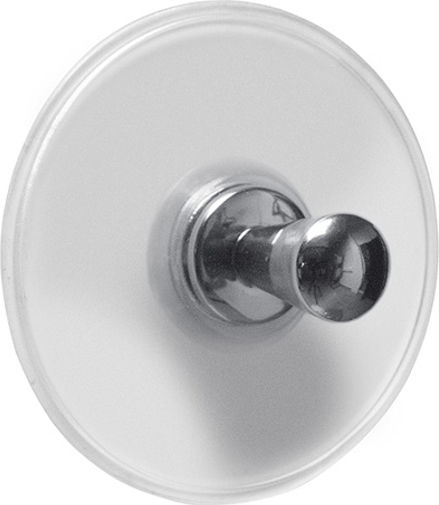 Kleine Wolke Cordoba Haken Badezimmer Einzeln Saugnapf 6.8x6.8cm Silber Kleine Wolke Cordoba Haken Badezimmer Einzeln Saugnapf 6.8x6.8cm Silber