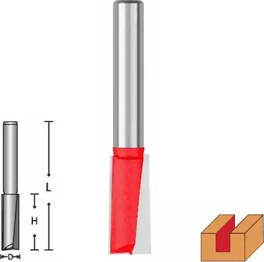 Benman Φρέζα για Διαμόρφωση Αυλακώσεων σε Ξύλο 10mm x 56mm με Οδηγό και Ρουλεμάν