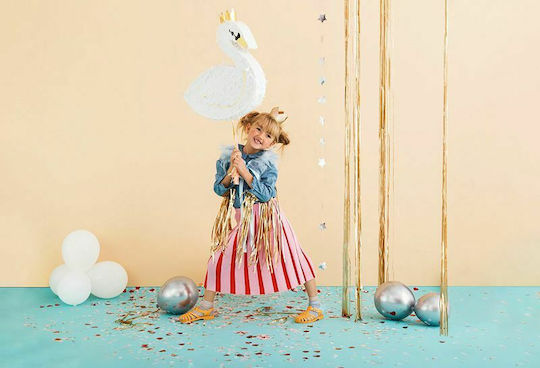 PartyDeco Πινιάτα Λευκή PIN16
