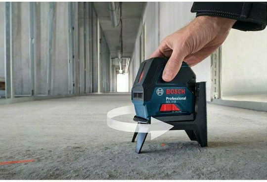 Bosch GCL 2-15 + RM 1 Self-leveling Linear Laser Level Red Beam 1.5V with Working Range 15m
