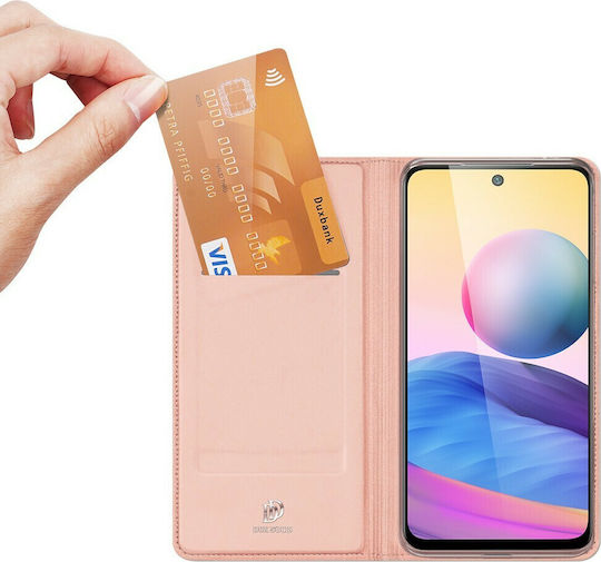 Dux Ducis Skin Pro Book Δερματίνης Ροζ (Redmi Note 10 5G / Poco M3 Pro)