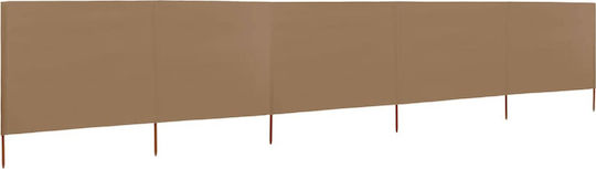 vidaXL Fabric Fence Panel 1.6x6m