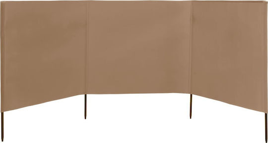 vidaXL Stoffzaunpaneel in Braun Farbe 1.6x4.0m