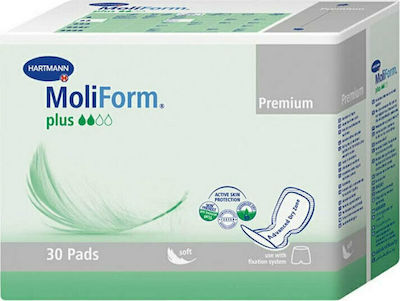 Hartmann Molicare Premium Form Extra Unisex Σερβιέτες Ακράτειας Κανονικής Ροής 5 Σταγόνες 30τμχ