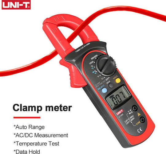 Uni-T Αμπεροτσιμπίδα Ψηφιακή 400A AC UT200
