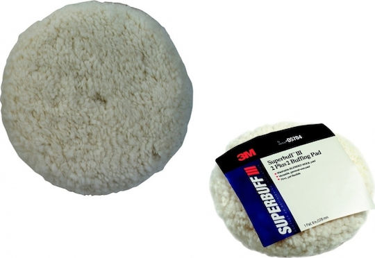 3M Superbuff Blana de polizare Cu două fețe Grosime Alb
