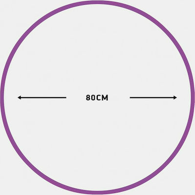 Amila Στεφάνι Ρυθμικής με Διάμετρο 80cm Μωβ