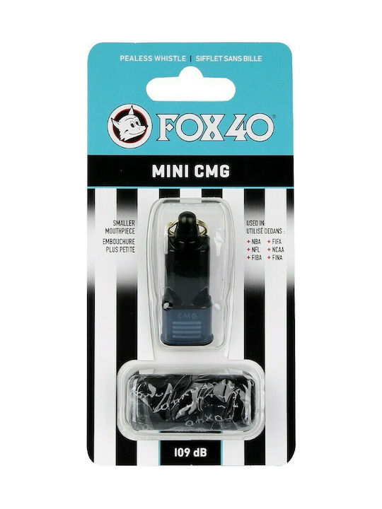 Fox40 Mini CMG Official Referees / Coaches Whistle with Cord