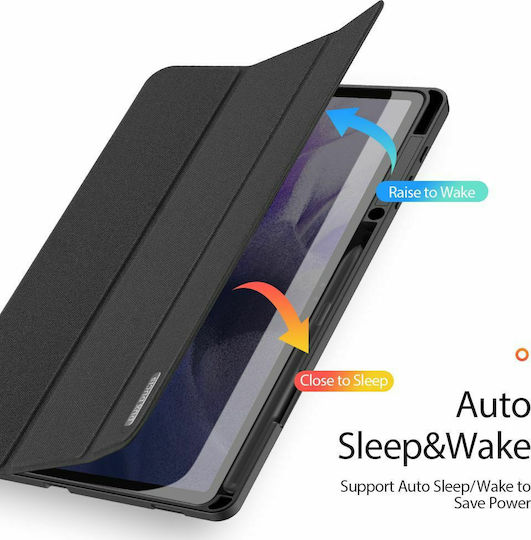 Dux Ducis Domo Θήκη Υποδοχή Στυλό Samsung Galaxy Tab S8 Plus Tab S7 Fe Tab S7 Plus Μαύρο
