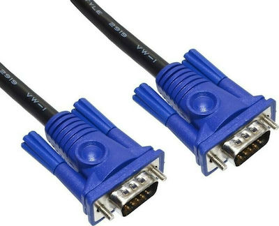 FT Electronics Cable VGA male - VGA male Μαύρο 2.5m (FTT16-627)