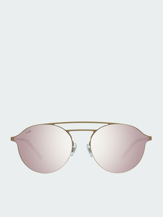 Web Sunglasses with Gold Metal Frame WE0249 35G