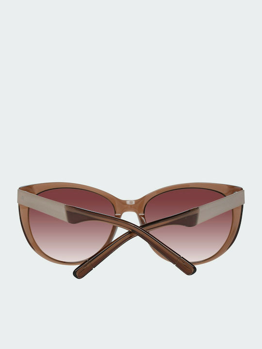 Women's Sunglasses with Brown Frame and Brown Gradient Lenses
