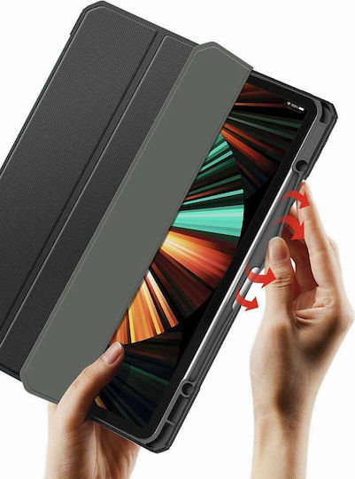 Dux Ducis Toby Flip Cover Durabilă Neagră (iPad Pro 2021 12.9")