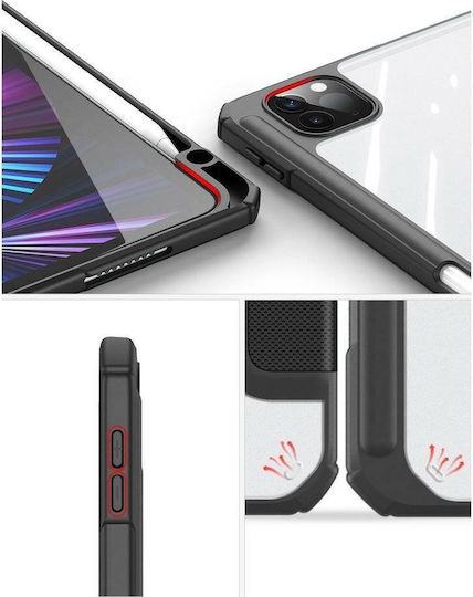 Dux Ducis Toby Flip Cover Durabilă Neagră (iPad Pro 2021 12.9")