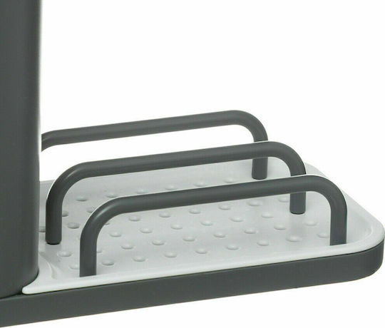 5Five 5Five Kunststoff-Graue Organizer für die Küchenspüle 21x9x14.6cm