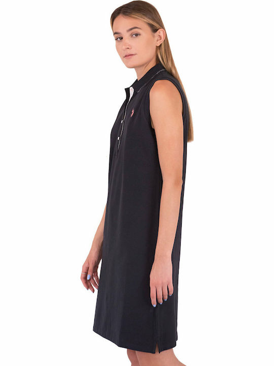 Amy Sommer Midi Kleid Schwarz