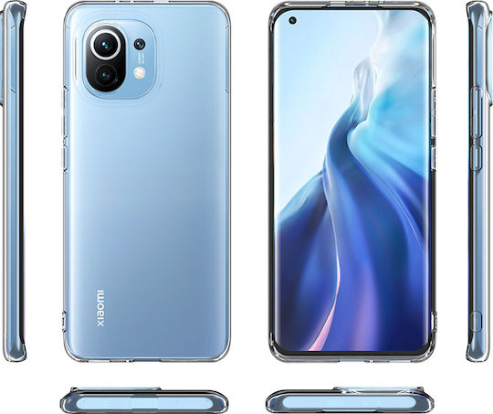Hurtel Ultra Clear Gel Back Cover Silicone 0.5mm Transparent (Xiaomi Mi 11)