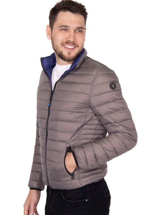 Winter Jacke Puffer Gray