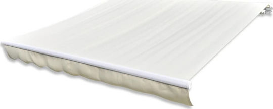vidaXL Replacement Awning Ecru with PU Coating 3x4.5m